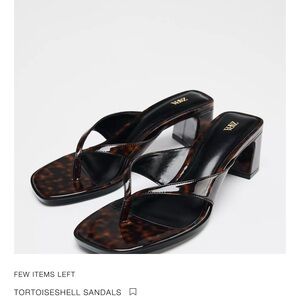 Zara Brown Heels Elegant Formal Footwear